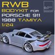 a4.jpg 3D file RWB BODY KIT for Porsche 1988 TAMIYA 1-24th・3D printer model to download