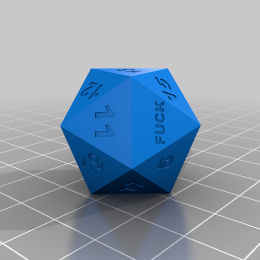 D20.png Free STL file Curse D20・Object to download and to 3D print, ToriLeighR