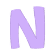 N1 CAPOT.stl illuminated name on request: negan