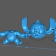 02.jpg Stitch Bobble Head - 3D Printable Model ✨