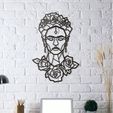 cuadro-frida-kahlo-2d-vector.jpg Frida Kahlo low poly