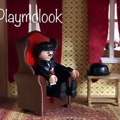 s-l1600-9.jpg STL file SOFA ARMCHAIR MINIATURE DOLLHOUSE MINIATURE FIGURES SCALE PLAYMOBIL・3D printer design to download