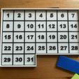 image2.jpg Free 3D file Brain game - Calendar puzzle・3D printer model to download