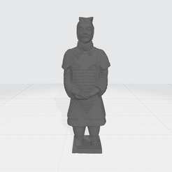 1.png STL file Terracotta Warriors Officer 3D Model 3D print model・3D printing model to download, theone_x00x