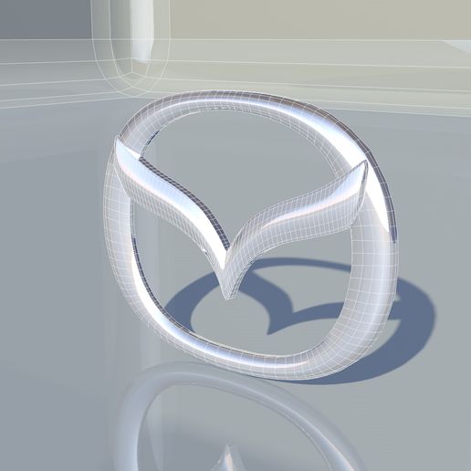 7.jpg Emblema de Mazda Modelo de impresión 3D listo para imprimir