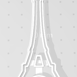 Torre Eifel.png STL-Datei Eiffel Tower Cutter kostenlos herunterladen • 3D-Drucker-Modell, Disagns1108