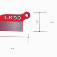 Mini-Beard-comb.png Mini beard combs, mini pente de barba Micro
