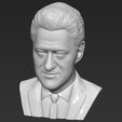 13.jpg President Bill Clinton bust 3D printing ready stl obj formats