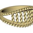 Braided-Double-Diamond-lip-ring-size7-8-09.jpg Fichier STL Bague mode à lèvres diamantées en treillis métallique tressé Tailles US 7 8 Modèle d'impression 3D・Modèle pour imprimante 3D à télécharger