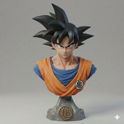 Son Goku Bust - STL File