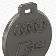 Audi-RS.png Pendentif porte clé Audi RS / Audi RS Key ring ornement