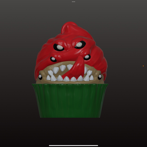 Mimic Cupcake Ornament 3D model