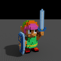 1.png 3d Link- A Link to the Past