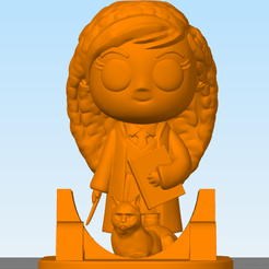 hermai1.png Archivo STL soporte celular Harry Potter (Hermione Granger)・Modelo para descargar y imprimir en 3D