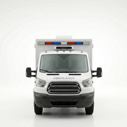 Modern Emergency Ambulance