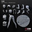 Yuri_Split_01.jpg Yuri STL Ready for 3D Printing