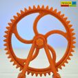 7.jpg Large Gear #2 on a stand for decor