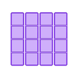 345_Four.stl Area Model for 3^2 + 4^2 = 5^2, Pythagorean Theorem