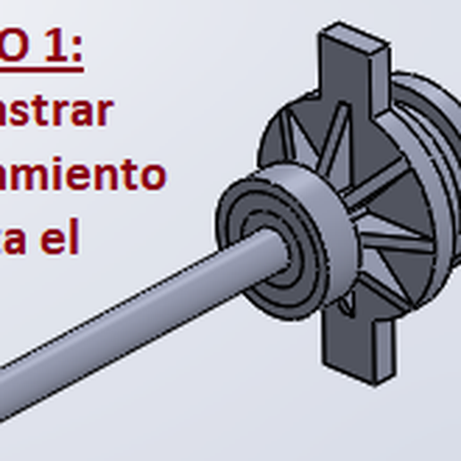 Paso 1.png Бесплатный STL файл Creality ender 3 filament reel holder - DIAMETER 73mm or more with bearing・Дизайн 3D принтера для загрузки, martinmarolt17