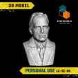 Otto-Hahn-Personal.png 3D Model of Otto Hahn - High-Quality STL File for 3D Printing (PERSONAL USE)
