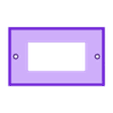 Standard Designer 1-gang.stl WALLY - Personalizador de placas de parede v1.7.0