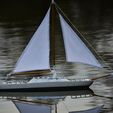 DSC_1012.jpg Modell Segelboot / Yacht - 50cm langer Rumpf