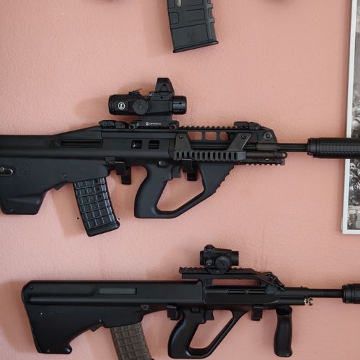 🙈 Rifle Wall Mount – Hidden Screw Display Bracket・3D Print with the ...