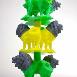 LionStack.jpg Colonne sans fin (d'après Brancusi)