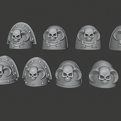Download 25 3D models from Shoulderpads listed by Red-warden-miniatures ...