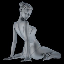 Sexy 3d printing 372 Preview 001.jpg Télécharger fichier gratuit Jolie fille • Design pour impression 3D, XXY2018