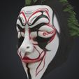 33.jpg Clown Horror Costume Full Face Mask - Clown Horror Mask 3D print model