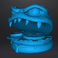 burgermimicmonster10.jpg BURGER MIMIC MONSTER FIGURE MODEL SCULPTURE STATUE ORNAMENT