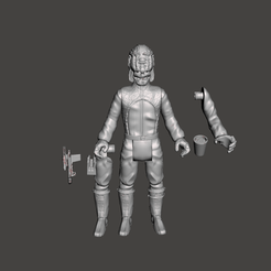 Screenshot-564.png STL file MYO VINTAGE CUSTOM STAR WARS ACTION FIGURE, KENNER 3.75", 6" CREATURE CANTINA ALIEN PATRON, 5 POA, 1/18, 1/6・3D printable model to download
