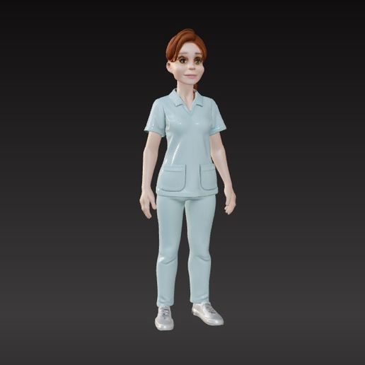nurse 3D model