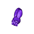 HandLVAR2.stl STL file Majin Buu Dragon Ball Z・Model to download and 3D print