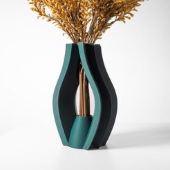 DSC09432.jpg The Krono Vase, Modern and Unique Home Decor for Dried and Preserved Flower Arrangement  | STL File