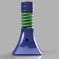 3.png Archivo STL Bong Pipa de agua en espiral・Plan imprimible en 3D para descargar