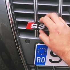 119994955_1008284296283211_8214968204571015015_n.jpg Free STL file S3 AUDI Sign・3D printable object to download