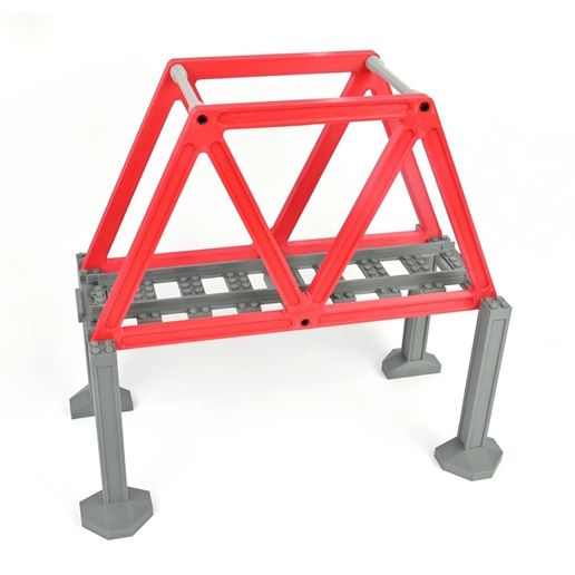 🌉 Puente modular para trenes urbanos de Lego・Archivo 3D para
