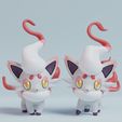 hisuian-zorua-2-render.jpg Pokemon - Hisuian Zorua  with 2 poses