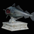 coalfish-open-mouth-statue-box-3.png COALFISH / POLLACHIUS VIRENS trophy with storage space for 3d printing
