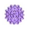 chakracoronaGalletitas.stl pack chakras cookie cutter