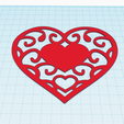 stylized-heart-stencil-1.png Stylized heart stencil, printable heart decor, Set of 2 pcs
