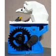 Ours polaire avec phoque (automates)