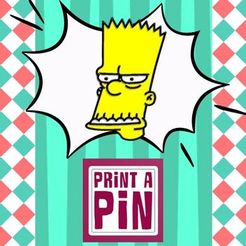 bart-2-foto.jpg Free STL file Bart Pin・3D print model to download