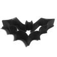 chauve souris 60x35 b.png Halloween cookie cutter pack Cookie Cutter
