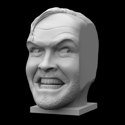 Download Stl File The Shining Here S Johnny 3d Printable Template Cults
