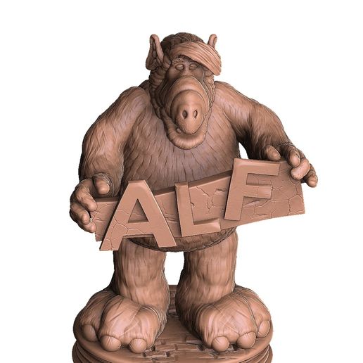 111.jpg Alf.STL 3d druckbar zwei Optionen