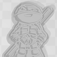 DONATELLO.png Pack of cookie cutters NINJA TURTLES. NINJA TURTLES