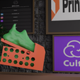 381.png 👟🧱 Double-Tier Wall-Mounted Shoe Rack – Tilted and Compact Design